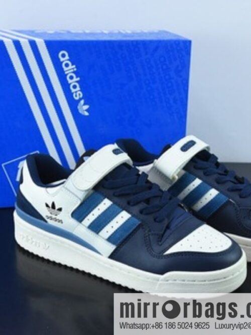 o_1gdpo4tv3153bl1p1pbq1u9612rkd6-800x800fvdovtwgyrr60385_20250719005041.jpg Originals Forum 84 Low Roman series velcro low-top Vintage lace-up versatile casual sports shoes \"Navy blue denim blue beige\" Item number: GX2162