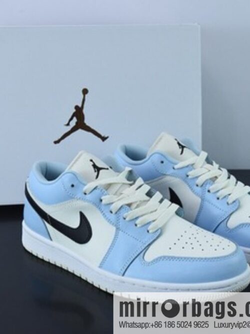 Air Jordan 1 Low AJ1 Joe 1 sky blue, sports culture basketball shoes 554723-401