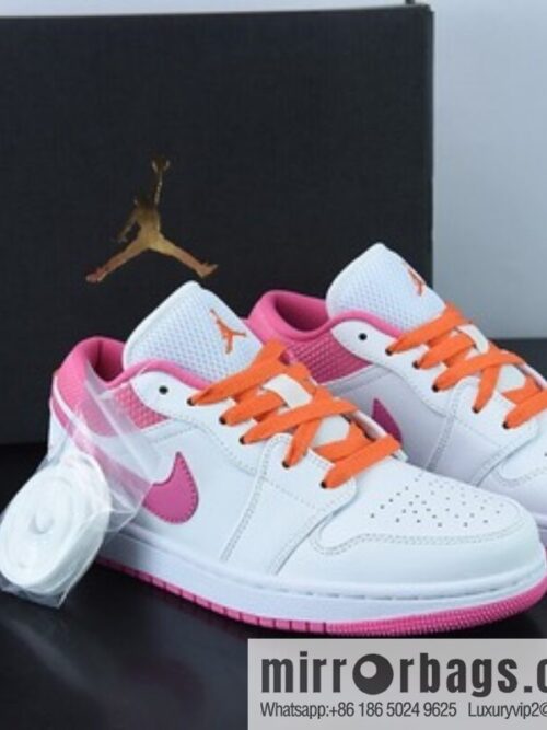 o_1ge1hk2io1d2t1d3laj31l2818ssks-800x800akt2fq10l1o60143_20250719004824.jpg Air Jordan 1 Low AJ1 Joe 1 white pink low top basketball shoe, item number DR9498-168
