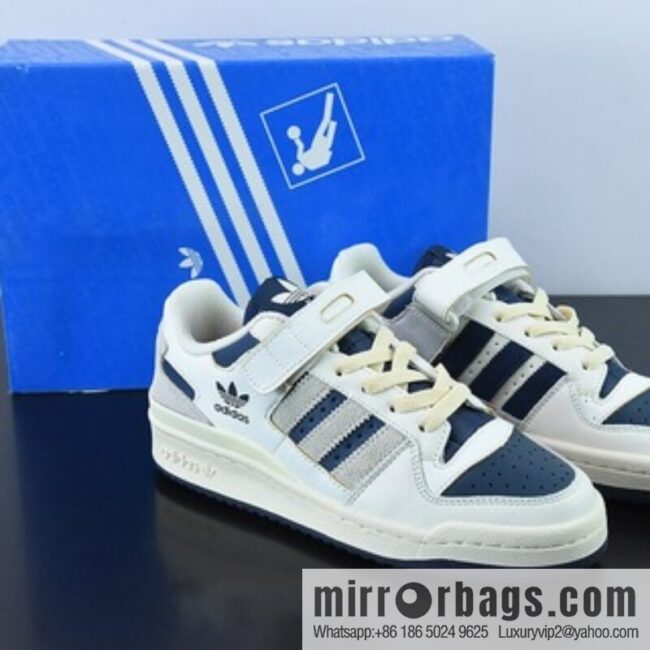 Adidas Forum 84 Low Clover Low Bang Classic velcro Vintage Board Shoes Unisex Trend Top Leather Casual Shoes Official Item Number: GZ6427