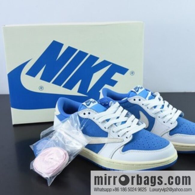 Fragment x Travis Scott x Air Jordan 1 Low three-party joint barb low-top casual board shoes original box Shipping number: CQ4277 212
