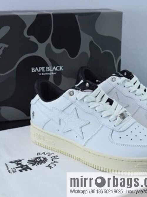 o_1getvihks1i02vkloks1mtg1neq1le-800x800tnlaafbtpgo58251_20250719002312.jpg Bape Black Sta To Low Ape Head High End Branch Low Top Sports Casual Board Shoes, White and Black