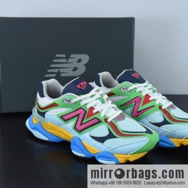 Jo eFrsehogods x eNw Blaance NB9060 Joint Unisex Same sneakers Item number: U9060NBN Blue-green-yellow