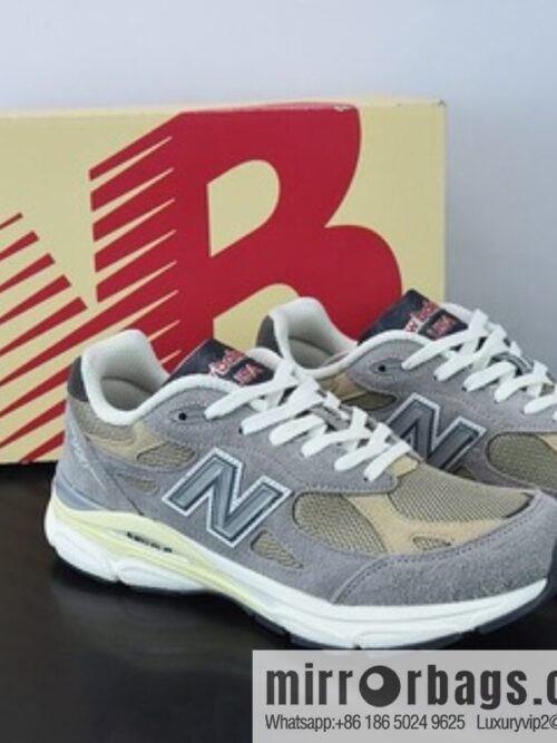o_1gfl3d5ed15p6mu95n133i12s1hp-800x800m4dcws3ca1v55677_20250718235142.jpg New Balance 990 V3 Gray Brown American Official Vintage Leisure Sports Jogging Shoes Item Number: M990TG3