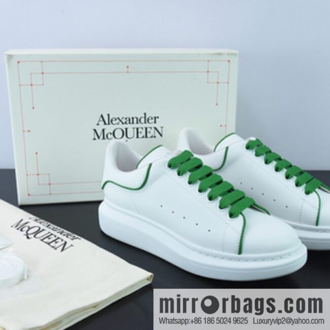 Alexander McQueen Alexander McQueen muffin shoes platform-soled height-enhancing white shoes