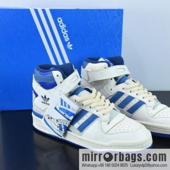 Adidas Forum 84 HIGH Clover high-top classic velcro Vintage board shoes, item number: FY7793