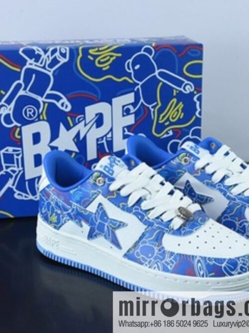 o_1gfsr3d411n541c3peo11vjc14vtgj-800x800fhvgcngqo5s55391_20250718234905.jpg Bape x Air Force 1 \'07 Low Dazzling Blue Violent Bear Unisex Same Casual sneakers Official item number 1H73191913