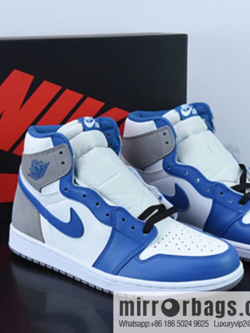 o_1gg204m1u13llth1fvg9ad1hpdrd-800x800z4z13xzw5ld53557_20250718232524.jpg Air Jordan AJ1 Retro High new color scheme \"white gray blue\" high-top Unisex basketball shoes of the same style, item number: DZ5485-410