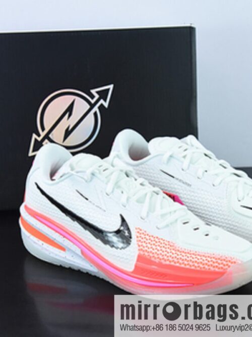 o_1gg4flot014tr1odq5a161c1n75ck-800x800p2hhsab5llc53513_20250718232459.jpg Nike Air Zoom G.T. Cut EP shock absorption non-slip low-top actual basketball shoes, white pink peach, official item number: CZ0176-106