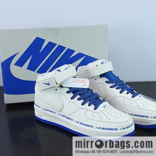 Uninterrupted × Nike Air Forece 1 Mid \"MORE THAN\" \"Mi Baolan Middle Gang, Signed Graffiti\" Gypsy Air Force No. 1 Middle Gang Item Number: NU3060-686
