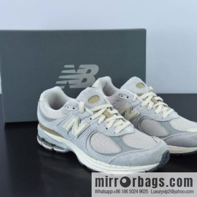 NewBalance 2002R trendy Vintage casual running shoes Unisex same style, gray and yellow, item number: M2002RSA
