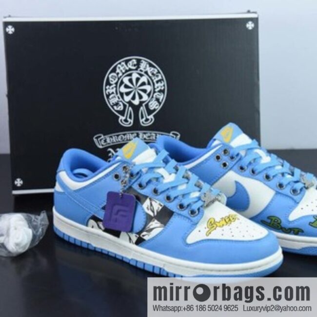 NK Dunk Low SB low-top board shoes, North Carolina blue comics low-top casual board shoes, item number: DD1503-100