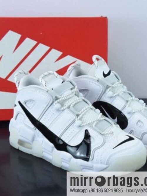 o_1ggc775bu1b4gp841vjgb1k1l76t-800x800phw0foym1wa53012_20250718232021.jpg Nike Air More Uptempo \'96 \"Copy/Paste\" (GS) White and Black Unisex Same sneakers Item number: DQ5014 100