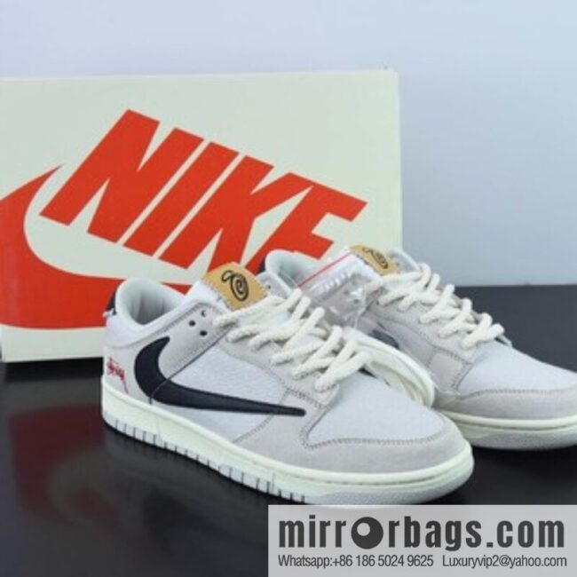 Stussy x Nk SB Dunk Low \"Certified Fresh\" Stussy joint barb SB dunk series low-top casual sports skateboard shoes DD9776-068