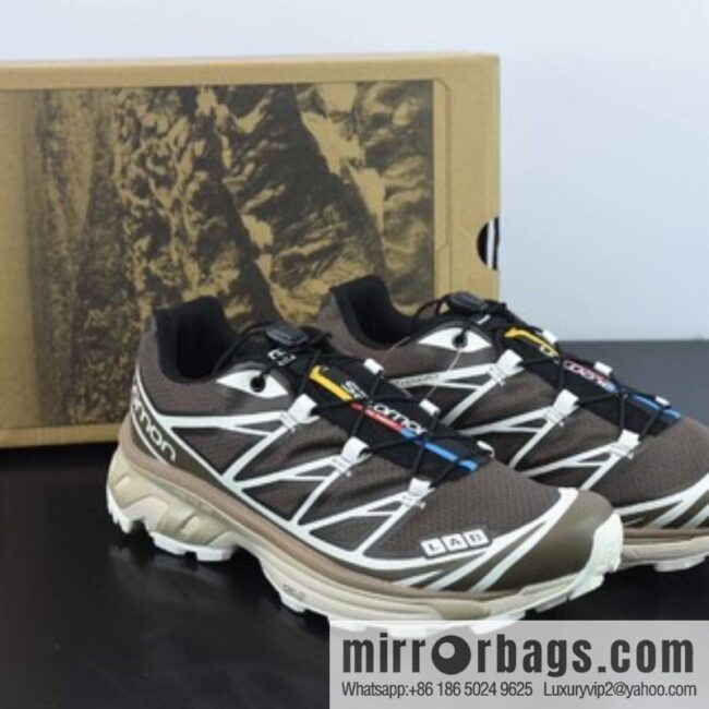 Salomon Salomon XT-6 Mist Blue Vintage Functional Trend Casual Running Shoes 410864
