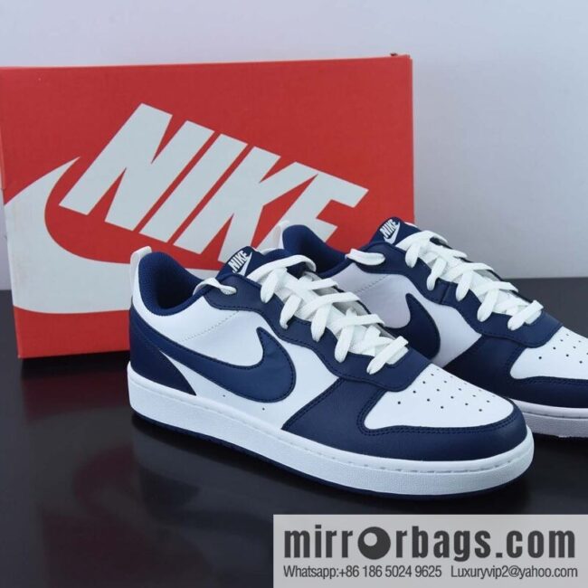 Nike Court Borough Low 2 (GS) blue and white, Korean original low-top casual board shoes, private order, item number: BQ5448 107