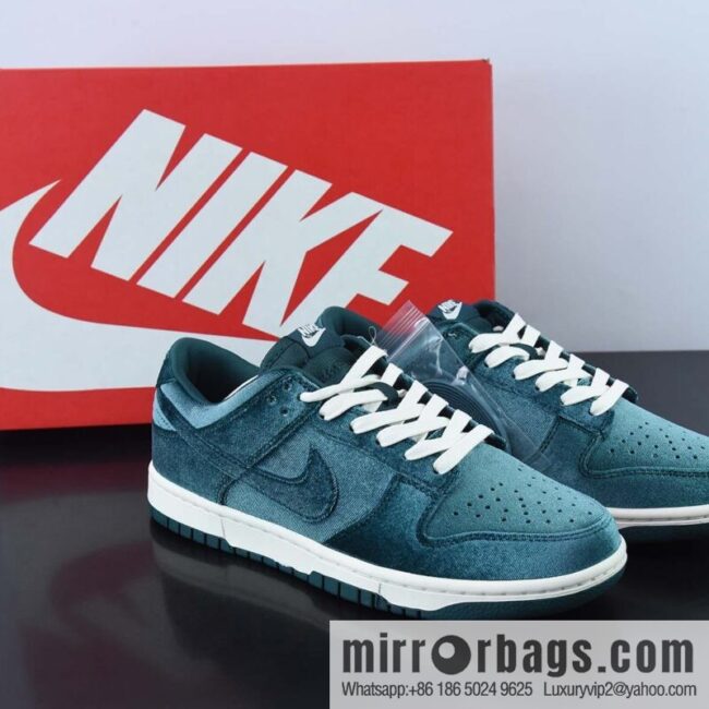 Nk Dunk Low \"Dark Teal Velvet\" Velvet dark green SB low-top casual shoes, item number: DZ5224-300
