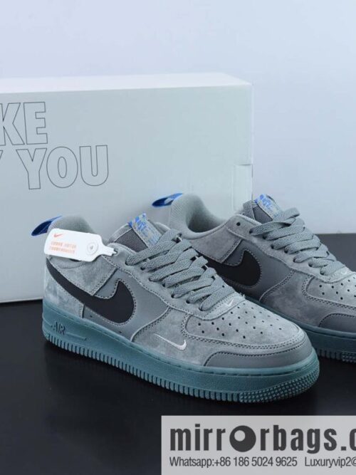 Nike Air Force 1 AF1 Air Force One/low-top, gray-black embroidery deconstruction item number: DD6709-002