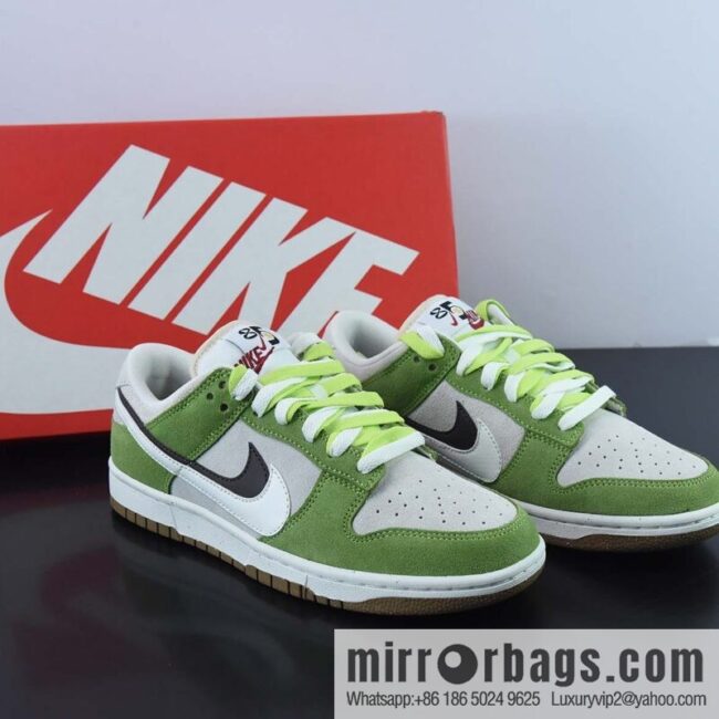 Nike Dunk Low SE \"85\" Vlad bubble jellyfish, double hook avocado green, retro style couple shoes item number: DO9457-103