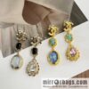 New ☑️ Chanel c3 double c colored treasure stud earrings