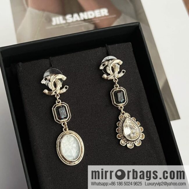 New ☑️ Chanel c3 double c colored treasure stud earrings