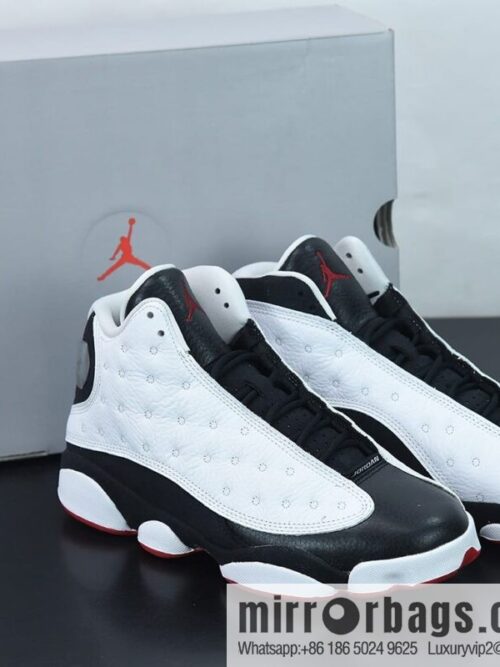 Air Jordan 13 \"He Got Game\" AJ13 Joe 13 replica black and white panda, holographic 3D real cat eye item number: 414571-104