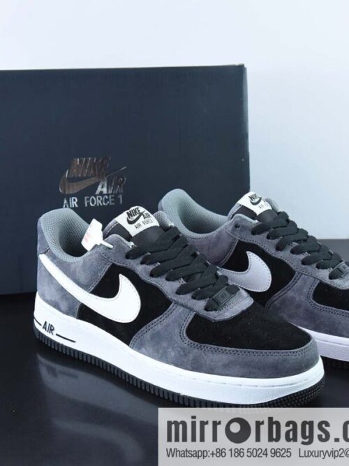 wsxc1669121467719_4-800x800quyoigjobvj48178_20250718035608.jpg Nike Air Force 1 Low \'07 suede, dark gray color scheme Air Force One low-top casual sneakers Item number: NT9966-336