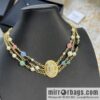 New ☑️ Chanel Double C Oval Triple Pearl Necklace Necklace