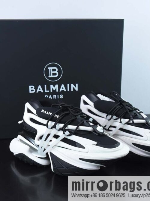 wsxc1669459482718_4-800x800q0kewxpdorl46309_20250718033229.jpg BALMAIN, Unicorn Vintage Daddy Shoes/Black and White