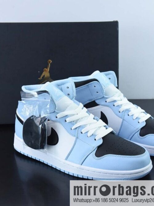 wsxc1669459508305_4-800x800twgzpciiapv46188_20250718033059.jpg Air Jordan 1 Mid \"University Blue\" AJ1 Joe 1 Fresh Blue, Zhongbang Basketball Shoes 555112-401
