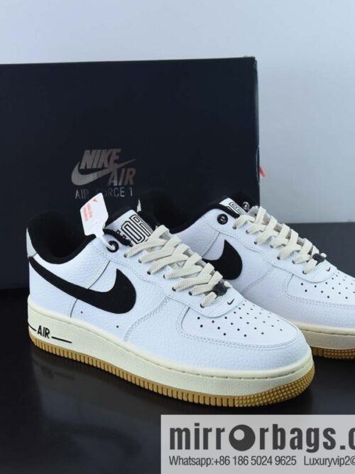 wsxc1669459522229_4-800x800suvgqbiou1a46100_20250718032949.jpg Nike Air Force 1 AF1 Air Force One/low-top, white, black and gray tail, raw rubber bottom low-top casual board shoes, item number: DR0148-101