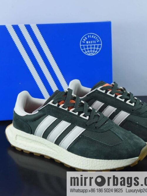 wsxc1669550807415_4-800x800uhzjntux52h45704_20250718032449.jpg Adidas Retropy E5 Item Number: HP7849 Green, Popcorn midsole Vintage Sports Casual Running Shoes