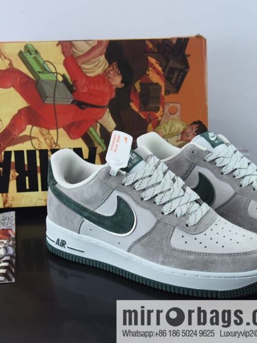 wsxc1669638094580_4-800x800xnhxfz5t3hs45638_20250718032358.jpg AKIRA × Nike Air Force 1 Low \'07 gray-green suede, Gypsy color scheme Air Force No. 1 low-top casual board shoes Item number: DF3966-723