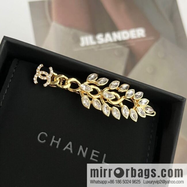 New ☑️ Chanel double c gold wheat ear hairpin hairpin