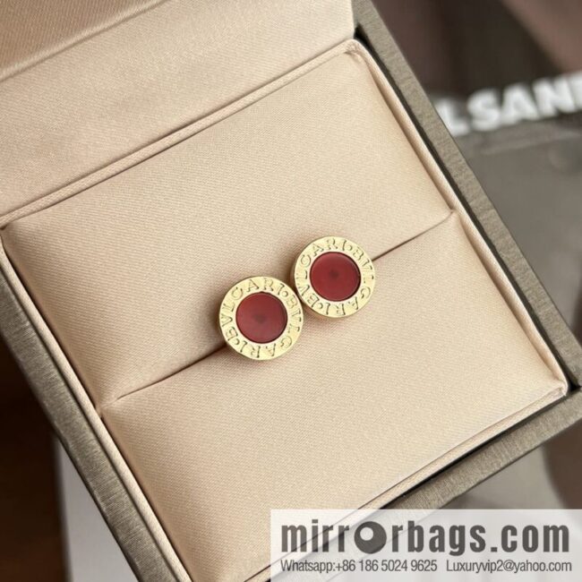 BVLGARI Bulgari round cake earrings