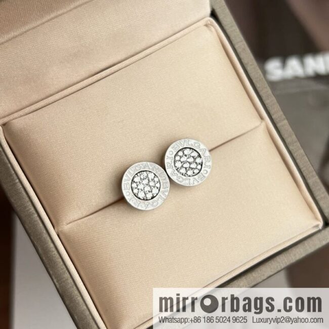 BVLGARI Bulgari round cake earrings