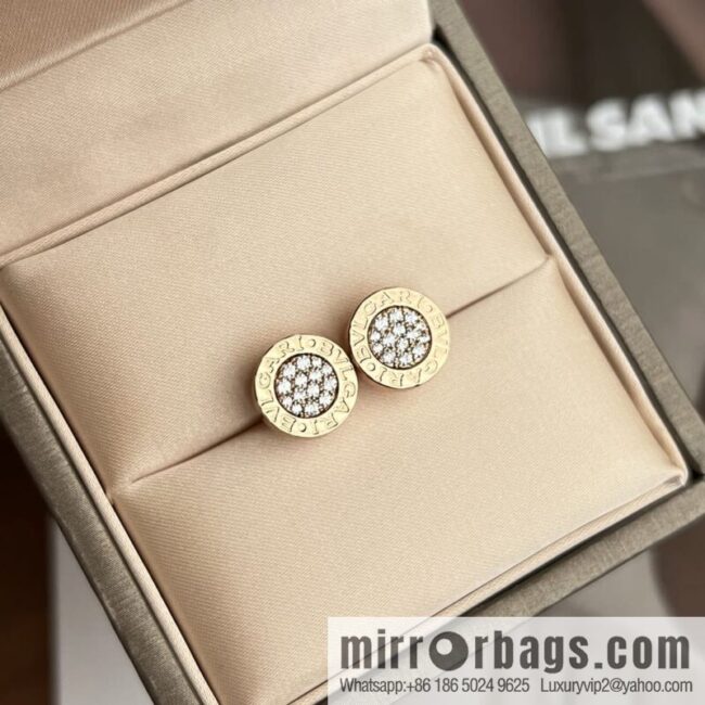 BVLGARI Bulgari round cake earrings