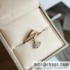 BVLGARI Bulgari classic full diamond fan ring