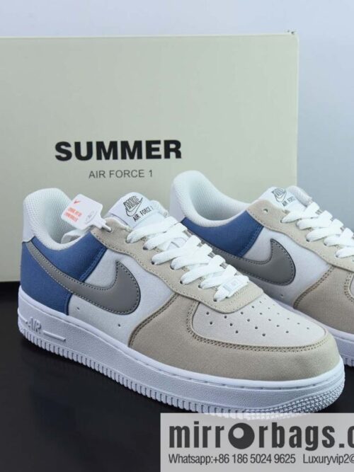 wsxc1670158456867_4-800x800vpzbhh0xqqf43901_20250718025728.jpg NIke Air Force 1 \'07 Gray-blue cloth Air Force One low-top casual board shoes Item number: DG2296-018