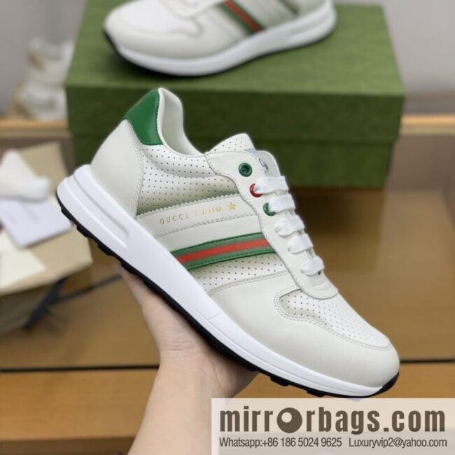 Gucci Gucci rubber outsole non-slip men\'s sports running shoes