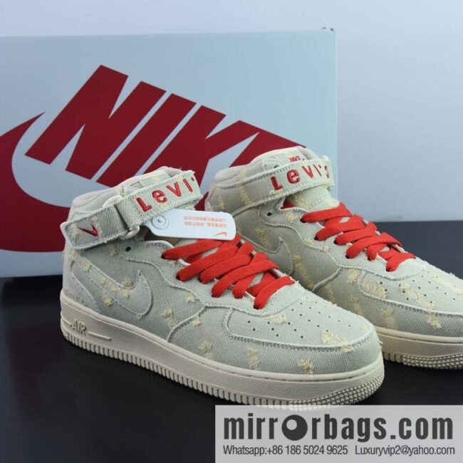 Air Force 1 \'07 MID Levi\'s Levi\'s joint name, Air Force One Zhonggang, item number: 651122K