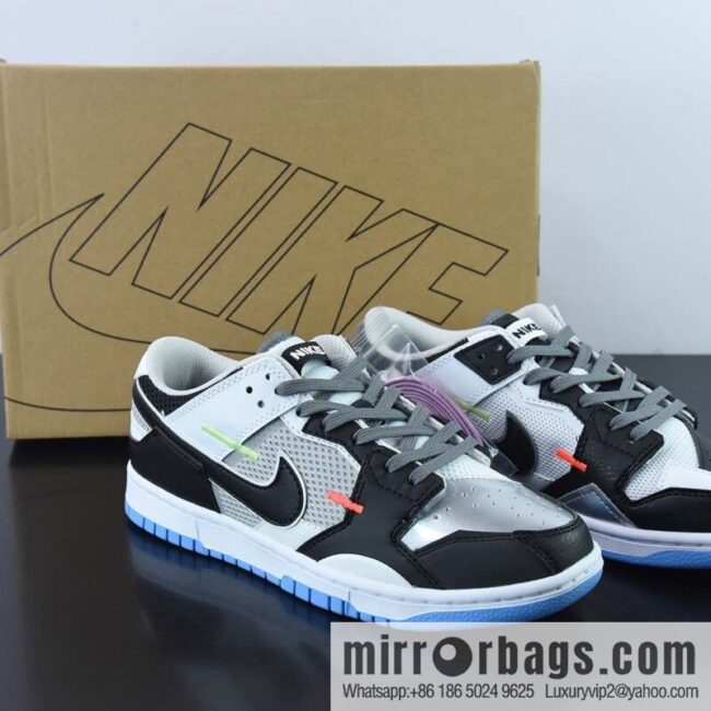 Nike SB Dunk Scrap Low \"Mismatch\" Stitching, Dunk Series Low Top Classic, Item Number: DN5381-001