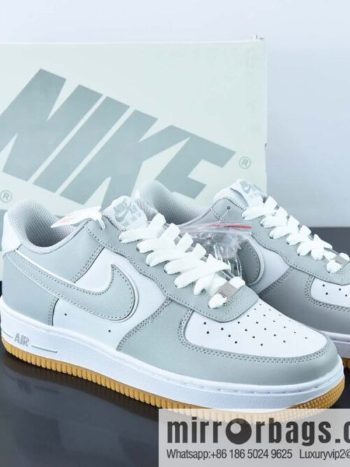 wsxc1670587933240_4-800x800to02cvvzqsz41534_20250718022658.jpg Nike By You Air Force 1 \'07 Low Retro SP Air Force One Low Top Classic Versatile Casual Sports Shoes \"leather (fabric) soot white raw rubber sole\" AW2296-001