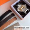 wsxc1671020988746_0-800x800ekb51ic0iak41418_20250718022543.jpg HERMES Hermès with thin H rhombus metal buckle men\'s 3.8cm waist belt
