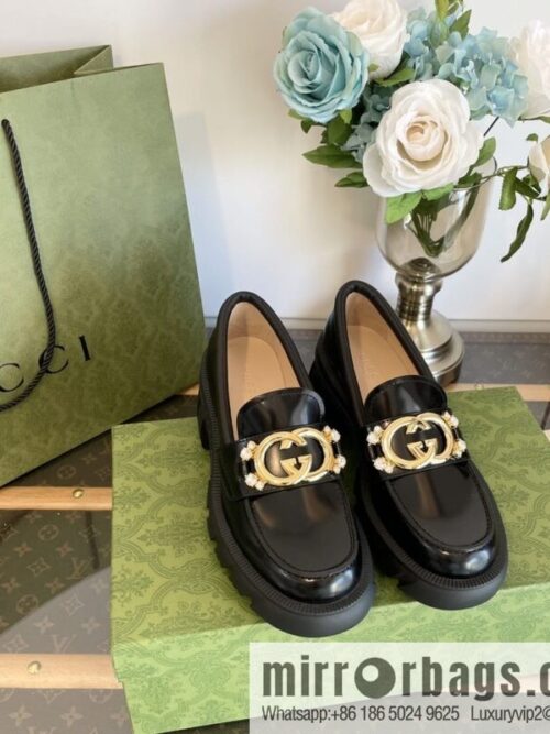 wsxc1671971501218_1-800x8002st4ovtaqia38823_20250718015630.jpg Gucci Gucci Double G Diamond Buckle Thick Bottom Loafers