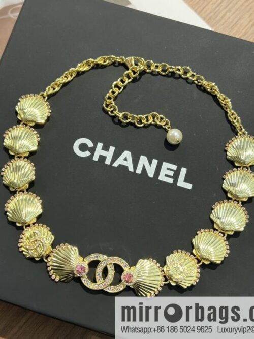 wsxc1672316442922_0-800x8001cgxsbffzg2201412_20250709051045.jpg New ☑️ Chanel double c gold shell 🐚 necklace