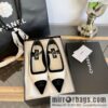 Chanel small fragrance velvet pointed Mary Jane flat shoes