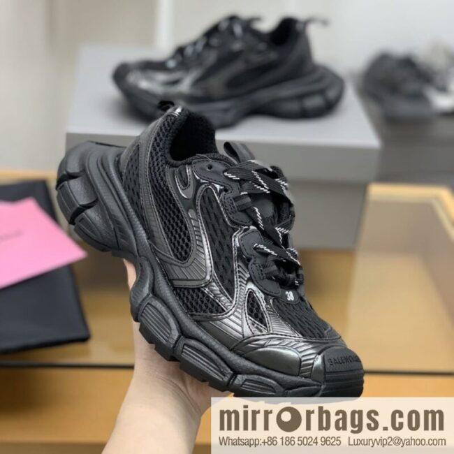 Balenciaga BALENCIAGA uses mesh patchwork Unisex His & Hers thick-soled sneakers