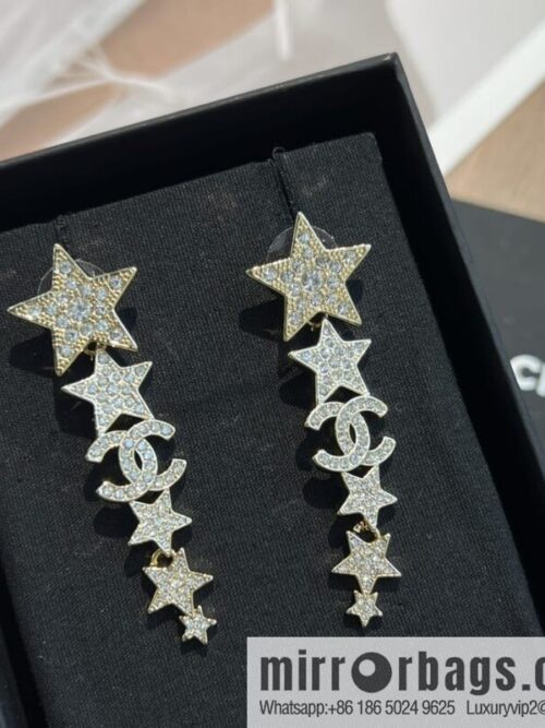 wsxc1673091236347_0-800x800viqyvpderfx198257_20250709034636.jpg New ☑️ Chanel double c gold pentagram ⭐ stars, stud earrings
