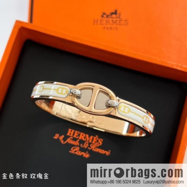 HERMES MINI CLIC CHAINE D\'ANCRE BRACELET Pig Nose Bracelet Bracelet